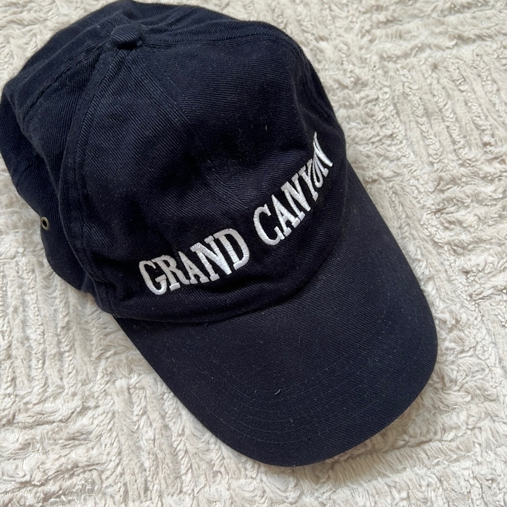 Grand Canyon baseball cap hat navy & white 100 cotton great condition